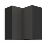 Eck-Hängeschrank Aria graphit/schwarz 60x60 GN-72 2F (90°)