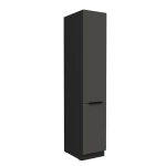 Hochschrank Aria graphit/schwarz 40 DK-210 2F