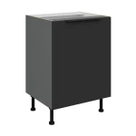 Unterschrank Aria schwarz/anthrazit 60 D 1F BB