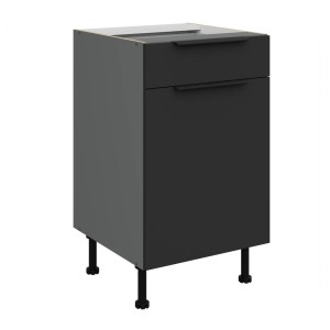Unterschrank Aria schwarz/anthrazit 50 D 1F 1S BB