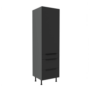 Hochschrank Aria schwarz/anthrazit 60 DKS-210 3S 1F
