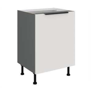 Unterschrank Aria weiß/anthrazit 60 D 1F BB