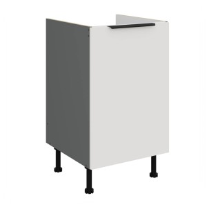 Spülenunterschrank Aria weiß/anthrazit 50 ZL 1F BB