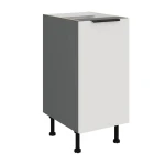 Unterschrank Aria weiß/anthrazit 40 D 1F BB