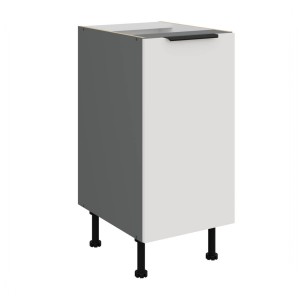 Unterschrank Aria weiß/anthrazit 40 D 1F BB