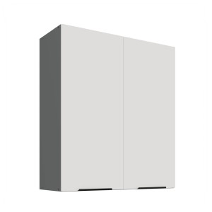 Hängeschrank Aria weiß/anthrazit 80 G-90 2F