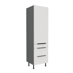 Hochschrank Aria weiß/anthrazit 60 DKS-210 3S 1F