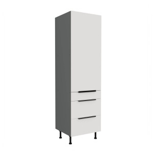 Hochschrank Aria weiß/anthrazit 60 DKS-210 3S 1F