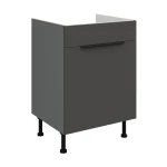 Spülenunterschrank Aria graphit/anthrazit 60 ZL 1S BB