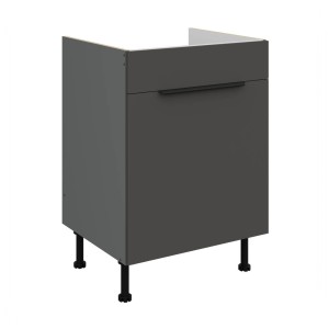 Spülenunterschrank Aria graphit/anthrazit 60 ZL 1S BB