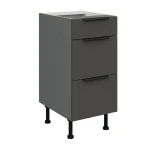 Unterschrank Aria graphit/anthrazit  40 D 3S BB