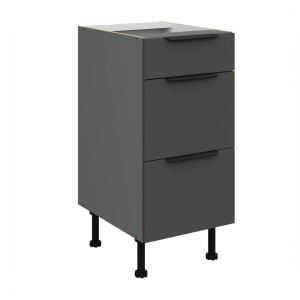 Unterschrank Aria graphit/anthrazit  40 D 3S BB