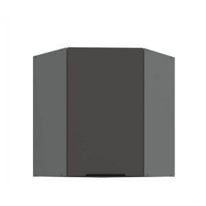 Eck-Hängeschrank Aria graphit/anthrazit 60x60 GN-72 1F (45°)