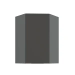 Eck-Hängeschrank Aria graphit/anthrazit 60x60 GN-90 1F (45°)