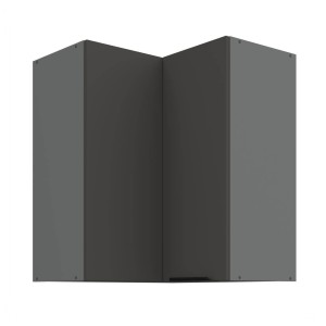 Eck-Hängeschrank Aria graphit/anthrazit 60x60 GN-72 2F (90°)