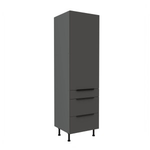 Hochschrank Aria schwarz/anthrazit 60 DKS-210 3S 1F