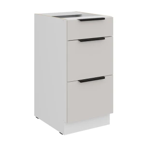 Unterschrank Como Cashmere/weiß 40 D 3S BB