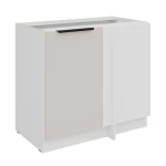 Eckanrichte Como cashmere/weiß 105 ND 1F BB