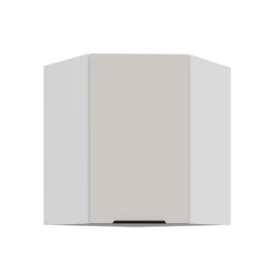 Eck-Hängeschrank Como cahmere/weiß 60x60 GN-72 1F (45°)