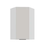 Eck-Hängeschrank Como kaschmir/weiß 60x60 GN-108 1F (45°)