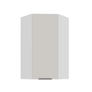 Eck-Hängeschrank Como kaschmir/weiß 60x60 GN-108 1F (45°)