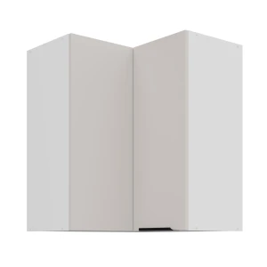 Eck-Hängeschrank Como cashmere/weiß 60x60 GN-72 2F (90°)