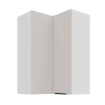 Eck-Hängeschrank Como cashmere/weiß 60x60 GN-90 2F (90°)