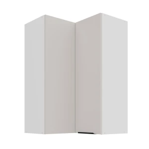 Eck-Hängeschrank Como cashmere/weiß 60x60 GN-90 2F (90°)