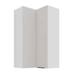 Eck-Hängeschrank Como cashmere/weiß 60x60 GN-108 2F (90°)