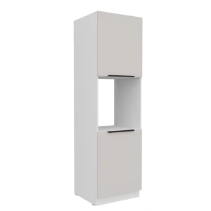 Backofenumbauschrank Como cashmere/weiß 60 DP-210 2F