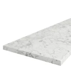 Arbeitsplatte aus Laminat 38mm Marmor Carrara 60cm breit