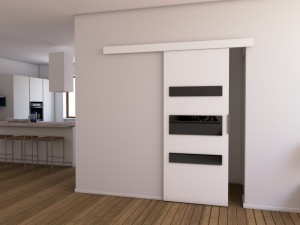 Schwebetür Dark 100 4 Farben