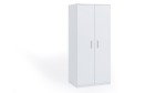 Drehtür Kleiderschrank Bono 2-türig 90cm weiß