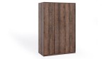 Drehtür Kleiderschrank Bono 3-türig 135cm monastery eiche
