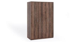 Drehtür Kleiderschrank Bono 3-türig 135cm monastery eiche