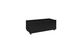 TV-Lowboard Calabrini 100 schwarz/ schwarz hochglanz