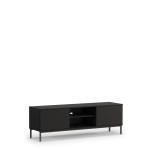 TV-Lowboard Querty 2D schwarz