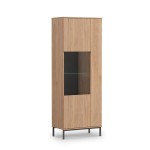 Vitrine Querty 70 hikora eiche