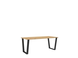 Esstisch im Industrial-Design Cezar 185x90cm artisan eiche
