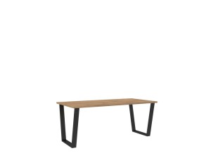 Esstisch im Industrial-Design Cezar 185x90cm lancelot eiche