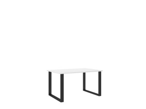  Esstisch im Industrial-Imperial 138x67cm weiß