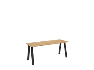 Esstisch im Industrial-Design Kleo 185x67cm artisan eiche