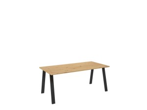 Esstisch im Industrial-Design Kleo 185x90cm artisan eiche