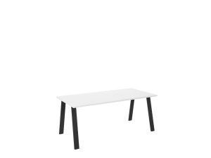 Esstisch im Industrial-Design Kleo 185x90cm weiß 