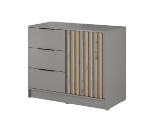 Kommode Nelly 2D grau