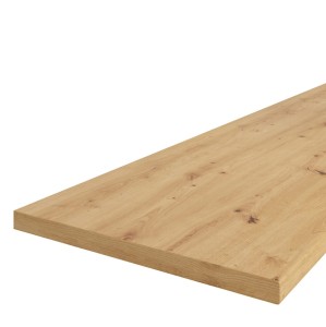Arbeitsplatte aus Laminat 38mm artisan eiche 60cm Breite 